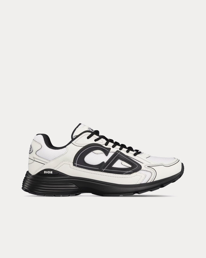 B30 Mesh & Technical Fabric White Low Top Sneakers - Crown & Consign