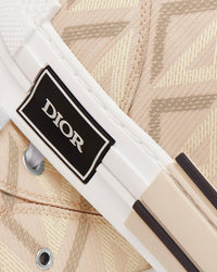 B23 Natural CD Diamond Canvas High Top Sneakers