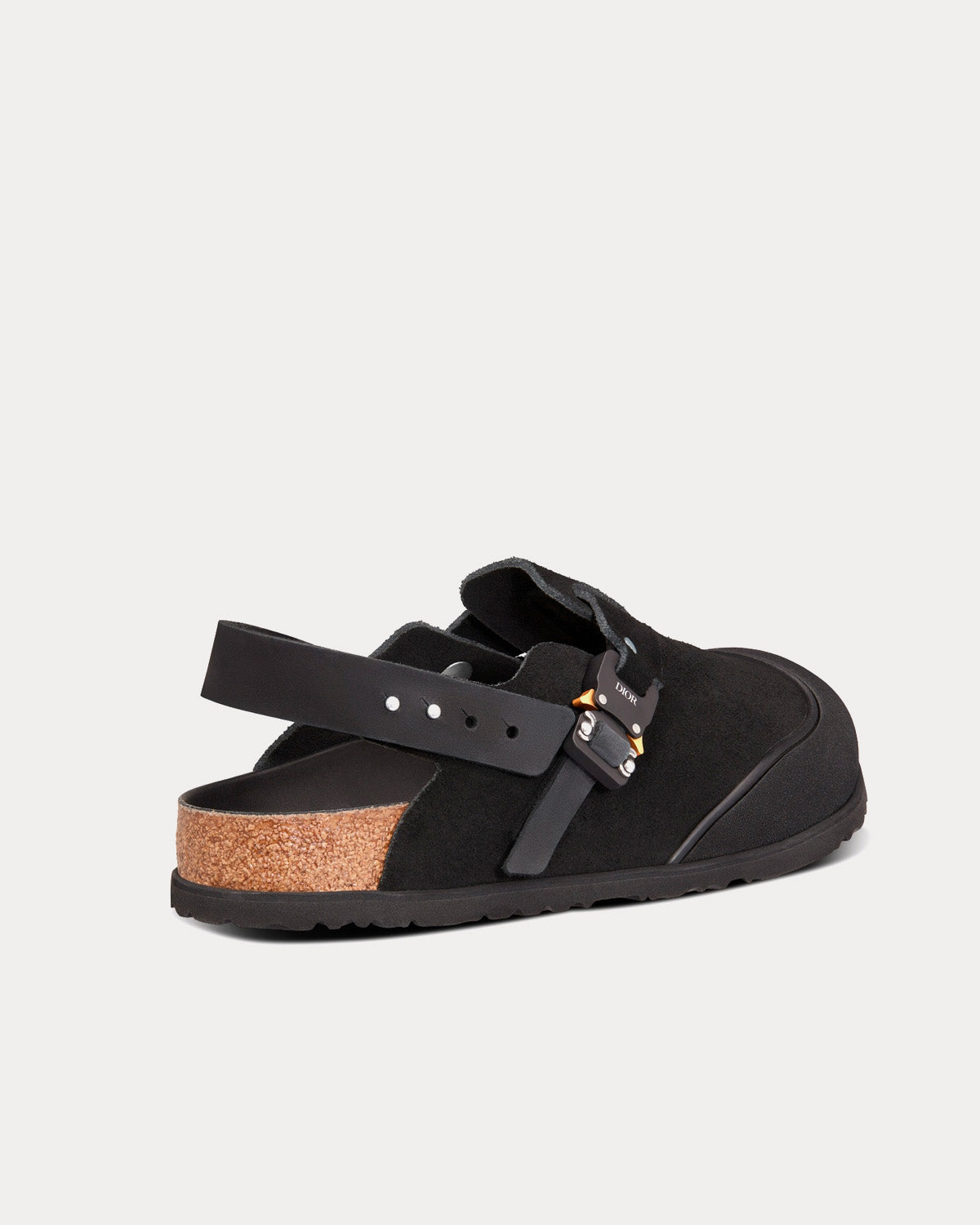Tokio Black Nubuck Calfskin Mules