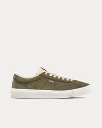 B101 Nubuck Calfskin Khaki Low Top Sneakers