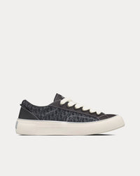 B33 Black Smooth Calfskin and Dior Oblique Jacquard Low Top Sneakers