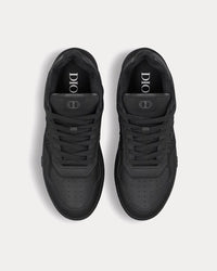 B27 Grained Calfskin & Dior Gravity Leather Black Low Top Sneakers