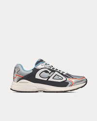 B30 Gray Mesh with Silver-Tone and Deep Gray Technical Fabric Low Top Sneakers
