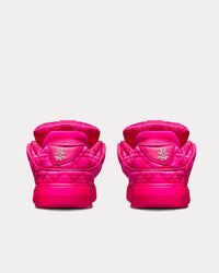 B9S Skater Limited And Numbered Edition Fuchsia Kumo Cannage Satin Low Top Sneakers View 4