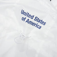 USA V.A.A. Anthem Jacket - White/Deep Royal Blue