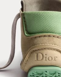 Roadie in Nubuck & Suede Beige / Green / Purple Boots