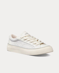 B33 White Smooth Calfskin and Dior Oblique Jacquard Low Top Sneakers