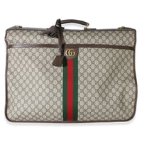 Beige Supreme Canvas Textured Dollar Calfskin Web Ophidia Savoy Garment View 1