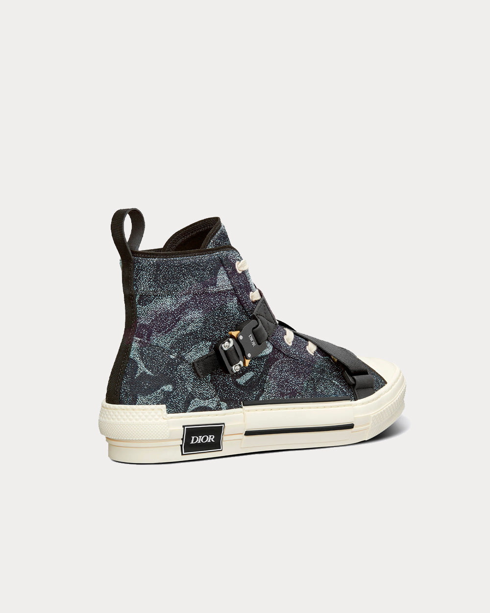 B23 Denim Camouflage Jacquard High Top Sneakers