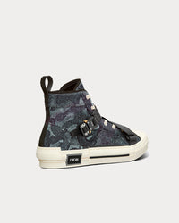 B23 Denim Camouflage Jacquard High Top Sneakers