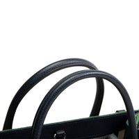 GG Canvas Interlocking G Tote Bag - Green