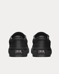 B33 Black Smooth Calfskin and Dior Oblique Raised Embroidery Low Top Sneakers