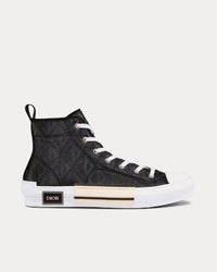 B23 Black CD Diamond Canvas High Top Sneakers