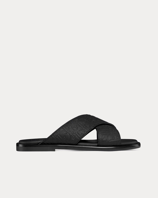 Alias Leather Black Sandals