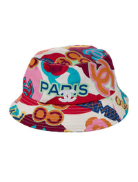 Chanel 2023 CC Printed Bucket Hat