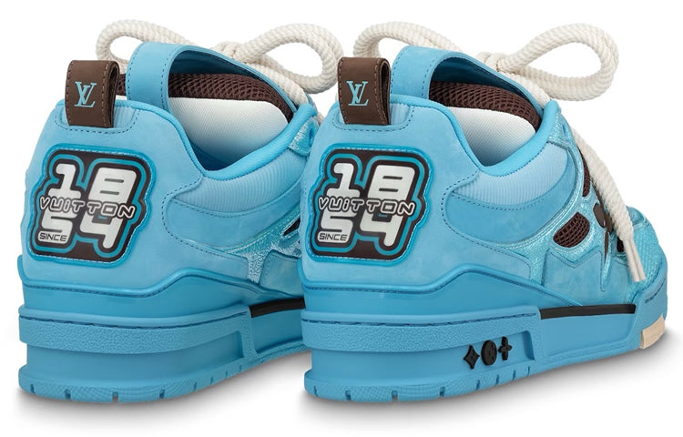 Skate Sneakers 'Blue Brown' 1ABMID