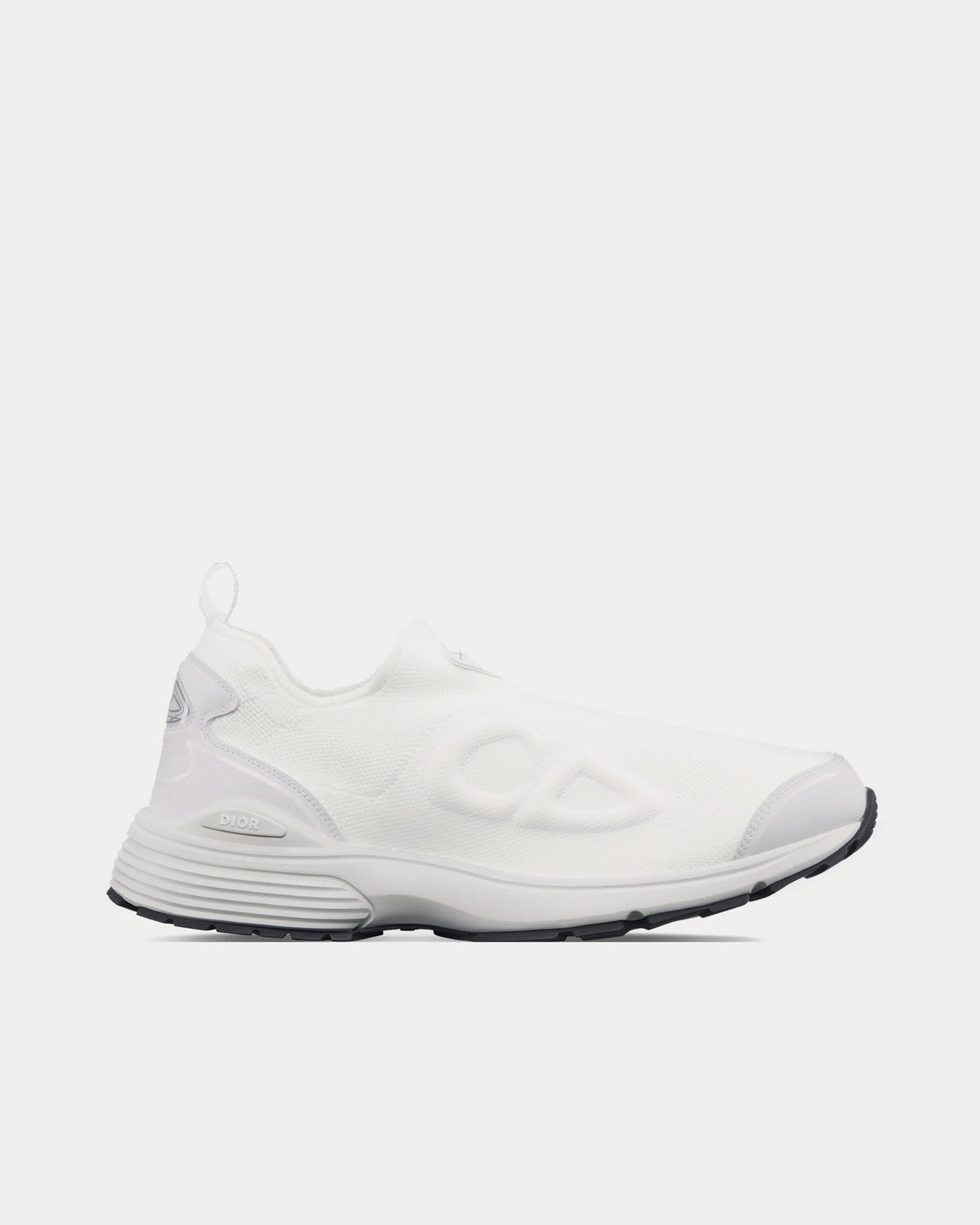 B30 Countdown Techical Mesh & Fabric White Slip On Sneakers