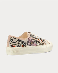 Walk'n'Dior Rosa Mutabilis Embroidery Low Top Sneakers