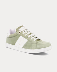Dior Star Suede & Calfskin Peyote Green / White Low Top Sneakers