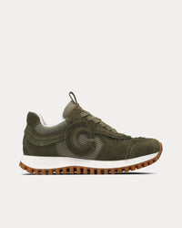 C'est Dior Suede Calfskin & Mesh Khaki Low Top Sneakers View 1