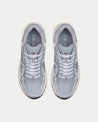 B30 Gray Mesh and White Technical Fabric Low Top Sneakers