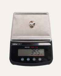 Chrome Hearts Emerald Plus Cross Stamp Ring View 4