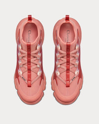 D-Connect Dark Nude Technical Fabric Low Top Sneakers View 3