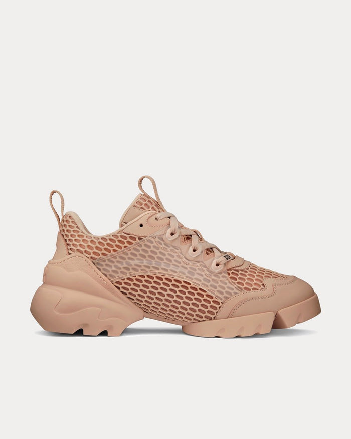 D-Connect Nude Mesh Low Top Sneakers - Crown & Consign