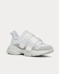 D-Wander White Camouflage Technical Fabric Low Top Sneakers View 2