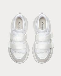 D-Wander White Camouflage Technical Fabric Low Top Sneakers View 3