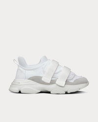 D-Wander White Camouflage Technical Fabric Low Top Sneakers View 1