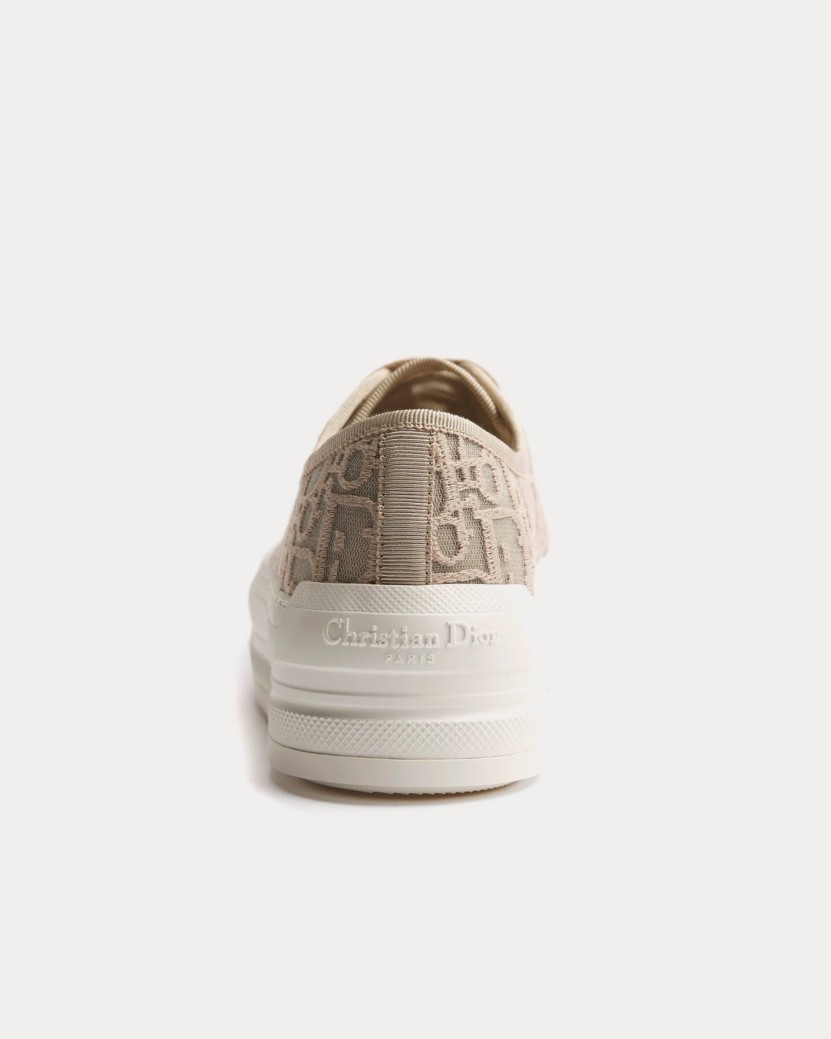 Walk'n'Dior Platform Embroidered Mesh Trench Low Top Sneakers