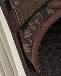 Alpha Sandal Ebony Dior Oblique Jacquard Slip Ons