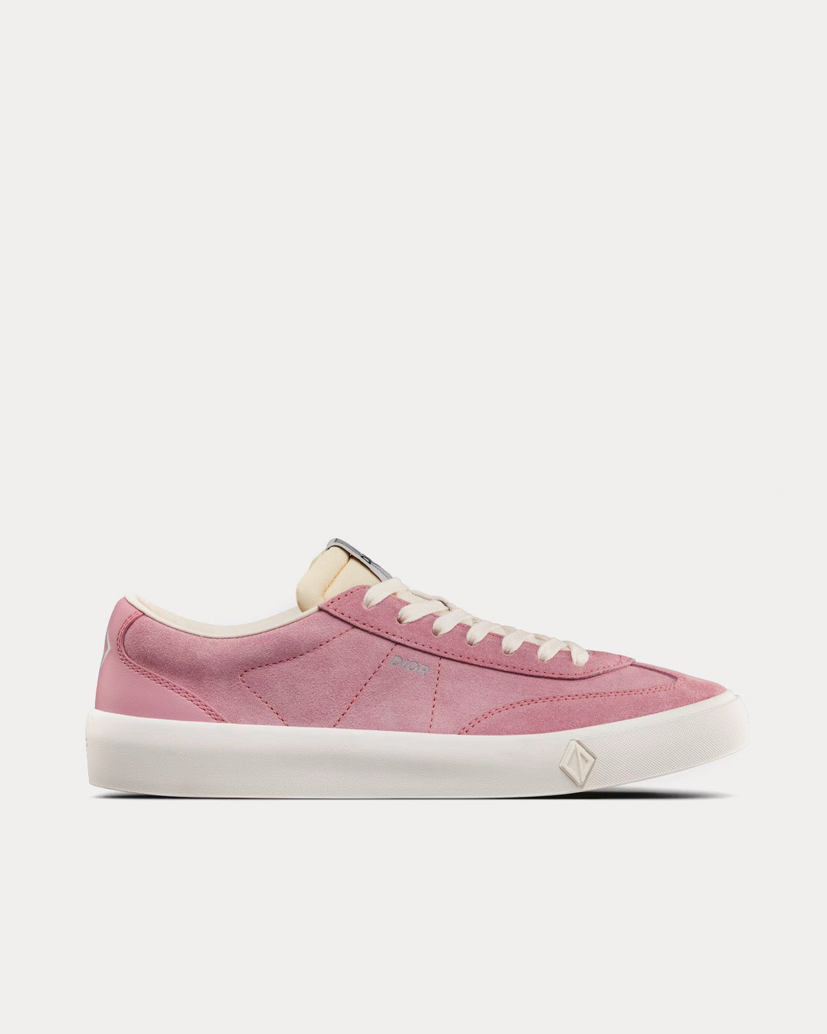 B101 Nubuck Calfskin Pink Low Top Sneakers