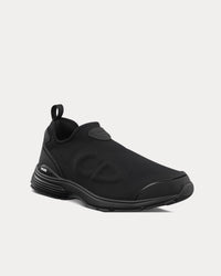 B30 Countdown Techical Mesh & Fabric Black Slip On Sneakers