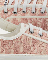Walk'n'Dior Nude Dior Oblique Embroidered Cotton Low Top Sneakers
