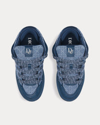 B9S Skater Limited And Numbered Edition Kumo Cannage Denim Blue Low Top Sneakers