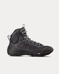 Diorizon Hiking Ankle Boot Black Technical Mesh and Rubber High Top Sneakers