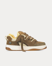 B9S Skater Limited And Numbered Edition Dior Oblique Suede and Jacquard Khaki / Beige Low Top Sneakers