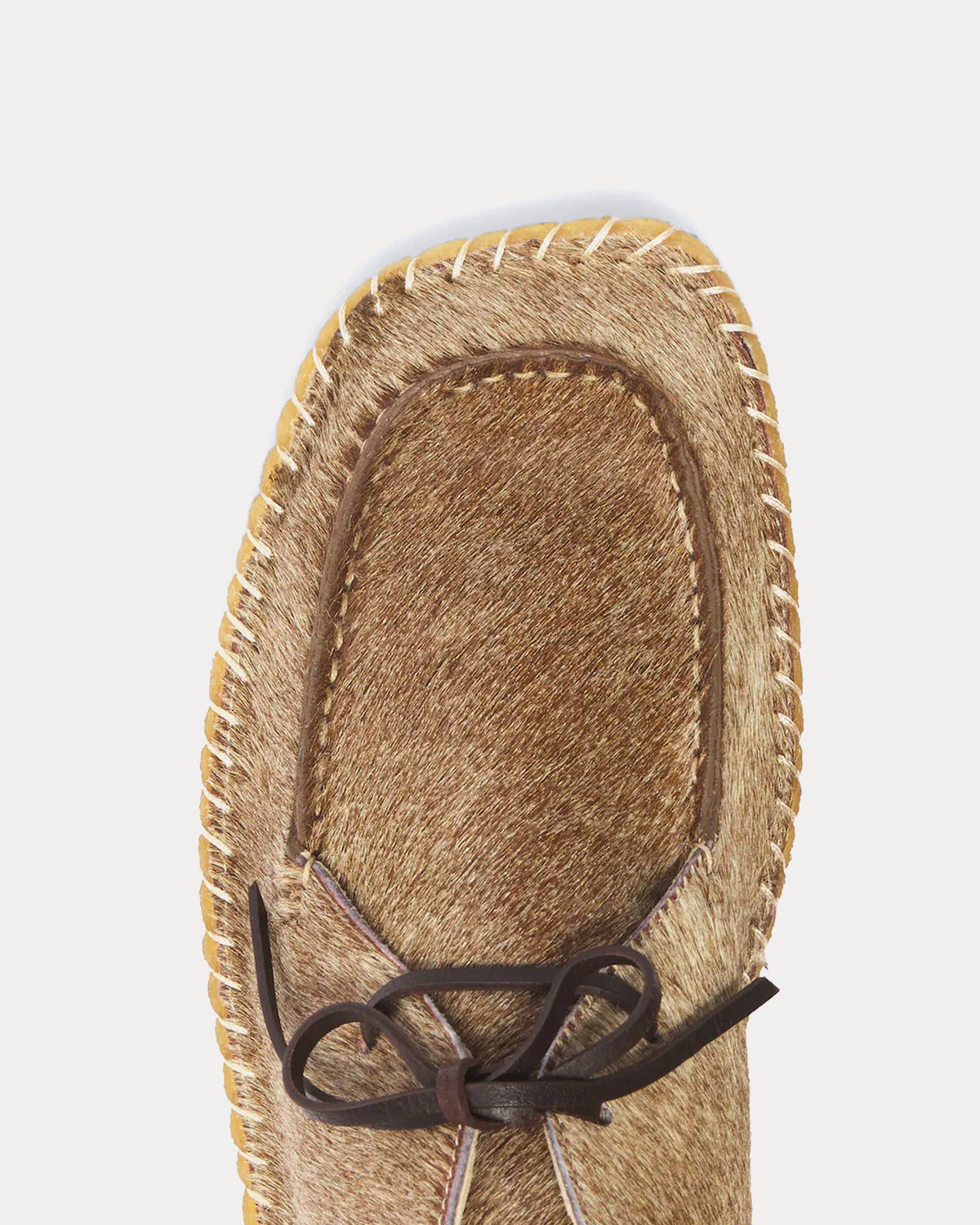 Desert Moccasins Calf-Hair Beige Boots