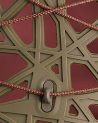 Dior Warp Khaki Cosmo Rubber with Warped Cannage Motif Sandals