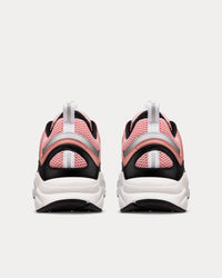 B22 Pink and White Technical Mesh with Pink and Black Calfskin Low Top Sneakers