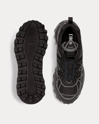 B31 Runner Technical Mesh & Rubber with Warped Cannage Motif Black / Anthracite Grey Low Top Sneakers