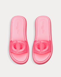 Dioriviera D-Club Candy Pink Rubber Slides
