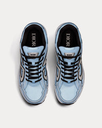B30 Mesh & Technical Fabric Blue Low Top Sneakers