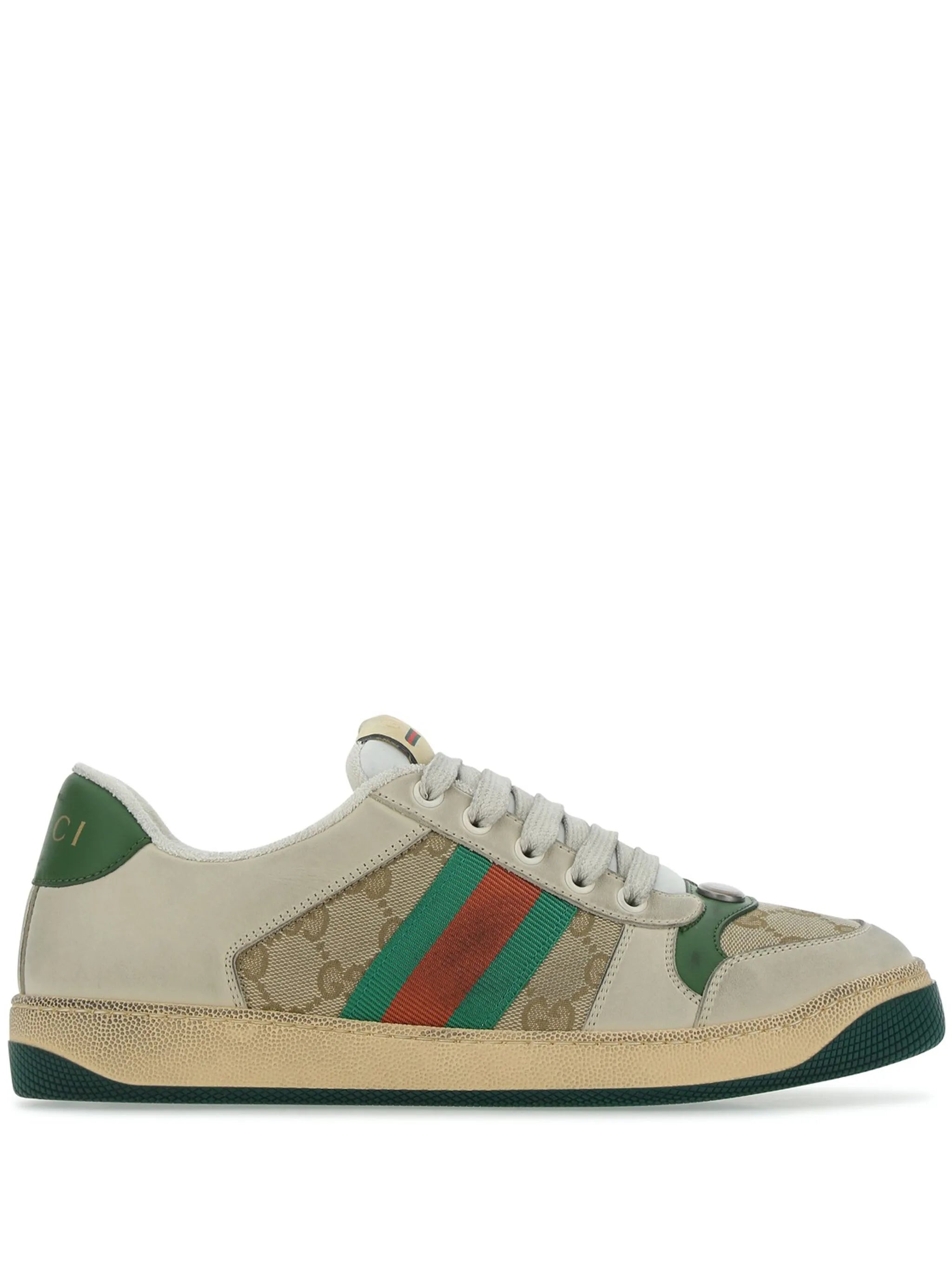 Vintage Inspired Screener Leather Trainer