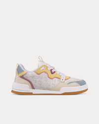 Dior One Perforated Calfskin & Suede White / Multi Low Top Sneakers