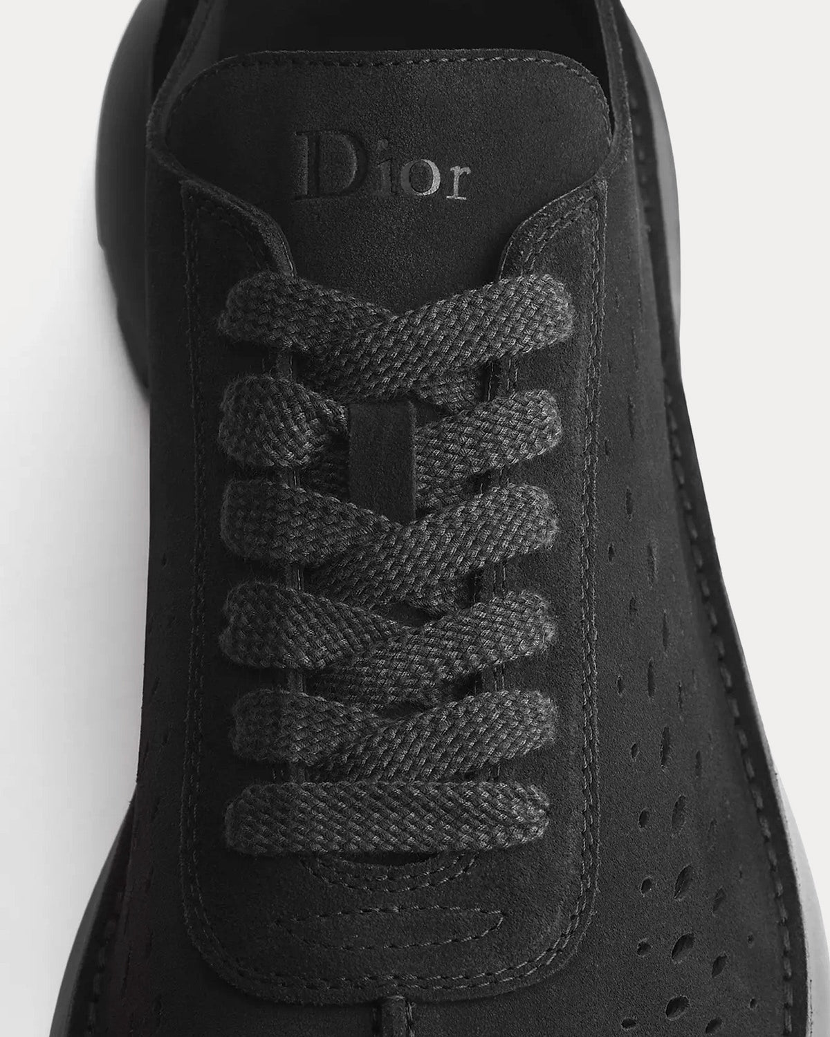 Squash Suede Black Low Top Sneakers