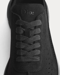 Squash Suede Black Low Top Sneakers