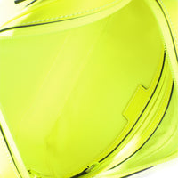Vibrant Fluorescent Yellow Monogram Crossbody Bag